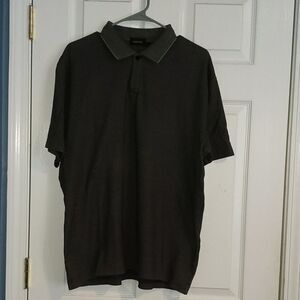Claiborne charcoal gray dress shirt Sz Xl